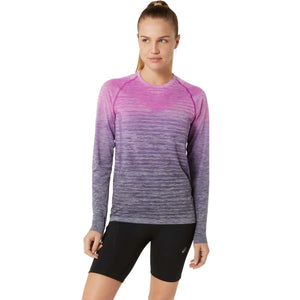 Asics Seamless LS Top Bold Magenta Blue Expanse חולצת אסיקס לנשים