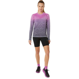 Asics Seamless LS Top Bold Magenta Blue Expanse חולצת אסיקס לנשים