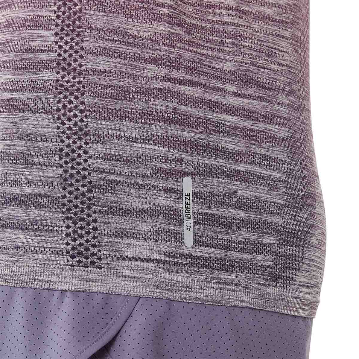 Asics Seamless Ls Top Women Coral Reef Greyish Purple חולצת ריצה לנשים אסיקס