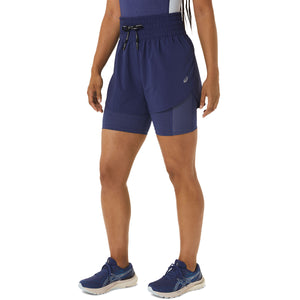 Asics Nagino 4In Run Short Women Blue מכנסי נשים אסיקס