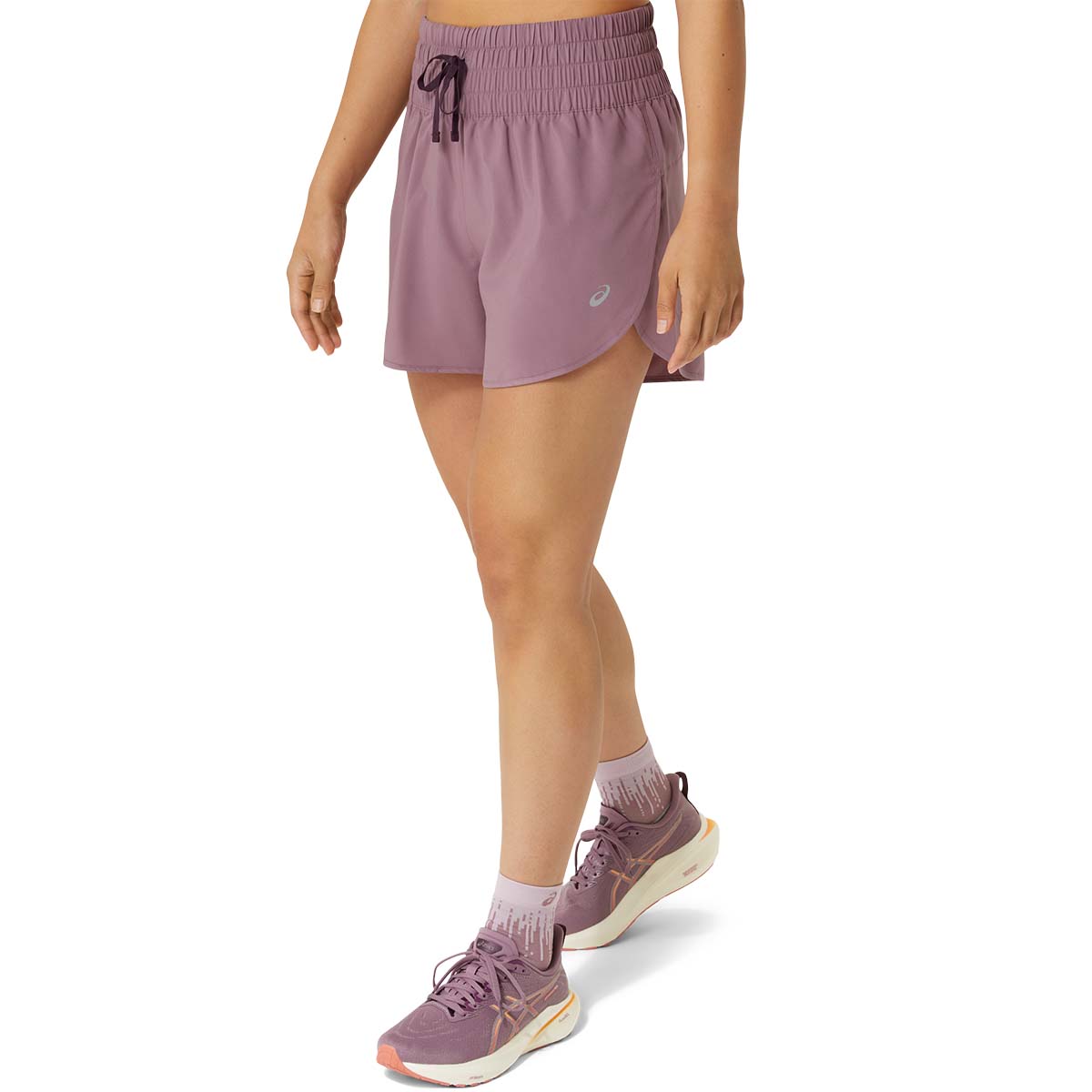 Asics Nagino 4In Run Short Dusty Mauve מכנסי ריצה לנשים אסיקס