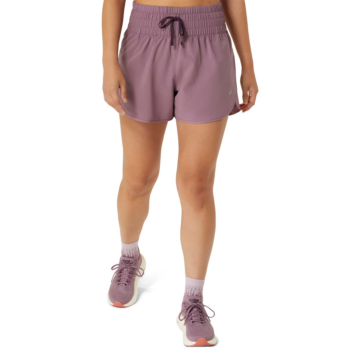 Asics Nagino 4In Run Short Dusty Mauve מכנסי ריצה לנשים אסיקס