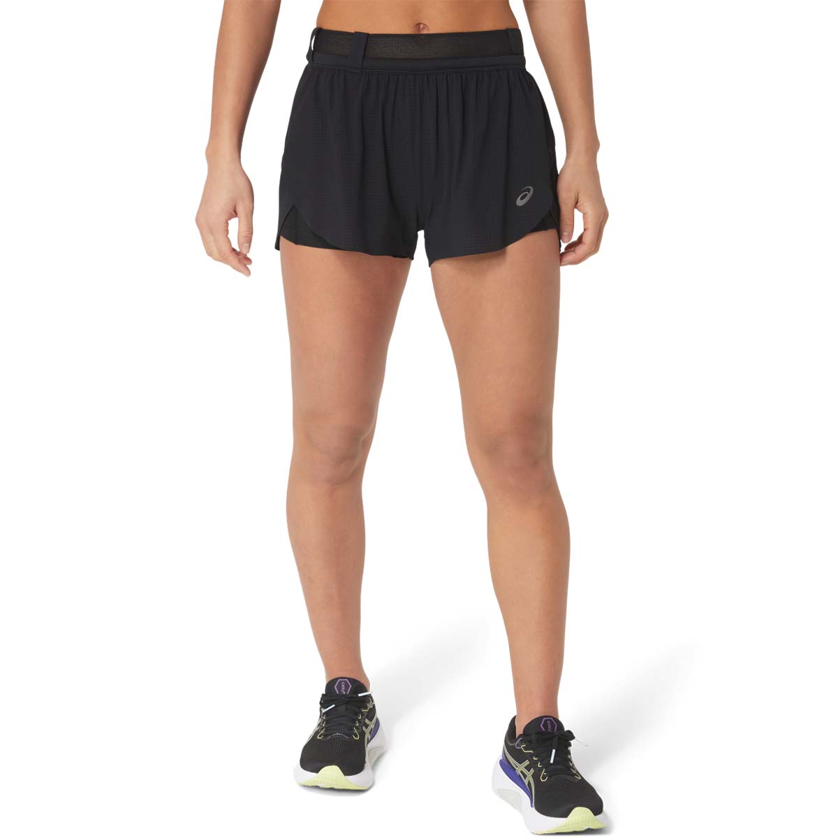 Asics Metarun Split Short Performance Black מכנסי ריצה לנשים