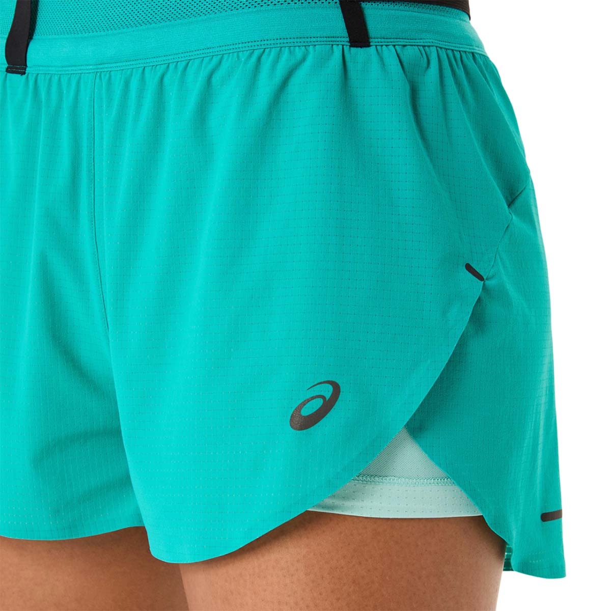 Asics Metarun Split Short Wave Teal Women מכנסי ריצה אסיקס נשים