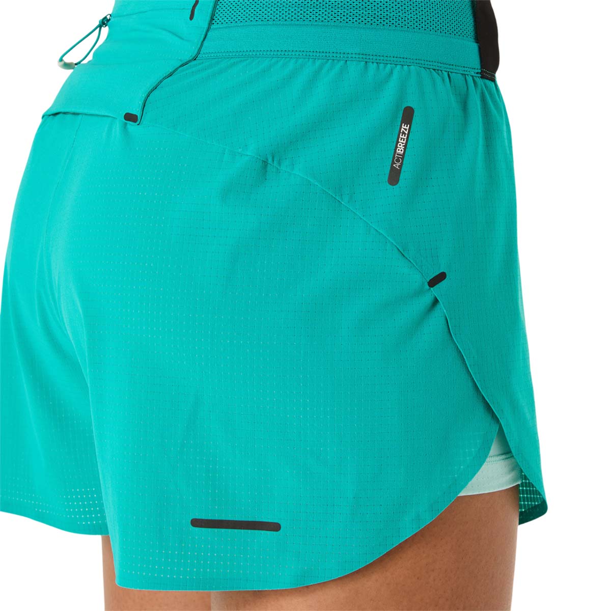 Asics Metarun Split Short Wave Teal Women מכנסי ריצה אסיקס נשים