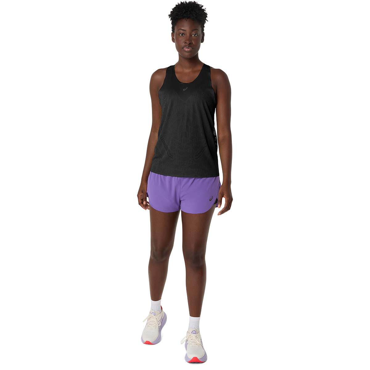Asics Metarun Split Short Women Edo Purple מכנסי ריצה לנשים
