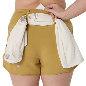 Asics Road 3.5In Short Woman Lemongrass מכנסי קיצה קצרות לנשים