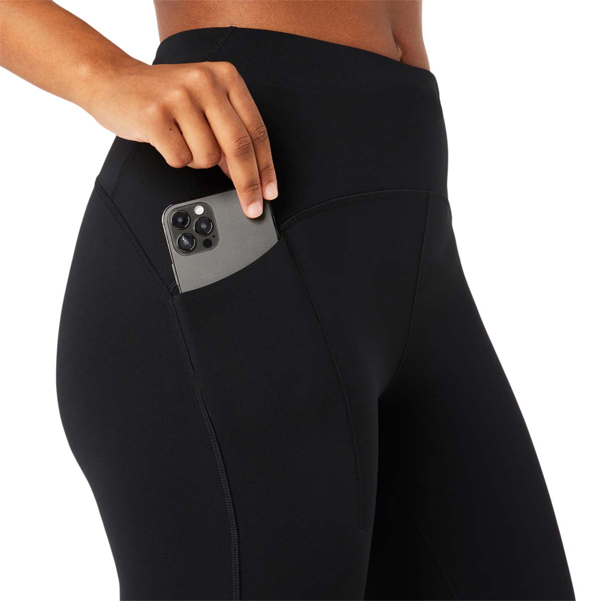 Asics Road High Waist 8In Sprinter Woman Performance Black מכנסי ריצה לנשים