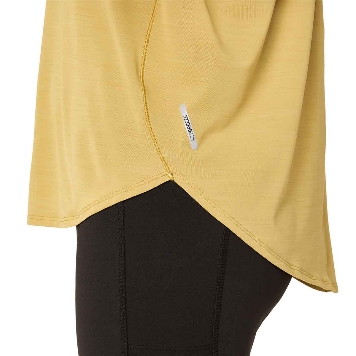 Asics Road Ss Top Woman Lemongrass חולצת ריצה לנשים