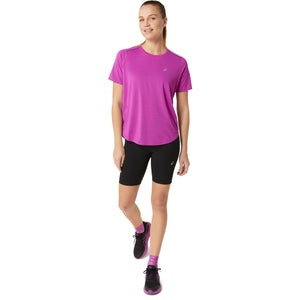 Asics Road SS Top Bold Magenta חולצה לנשים אסיקס