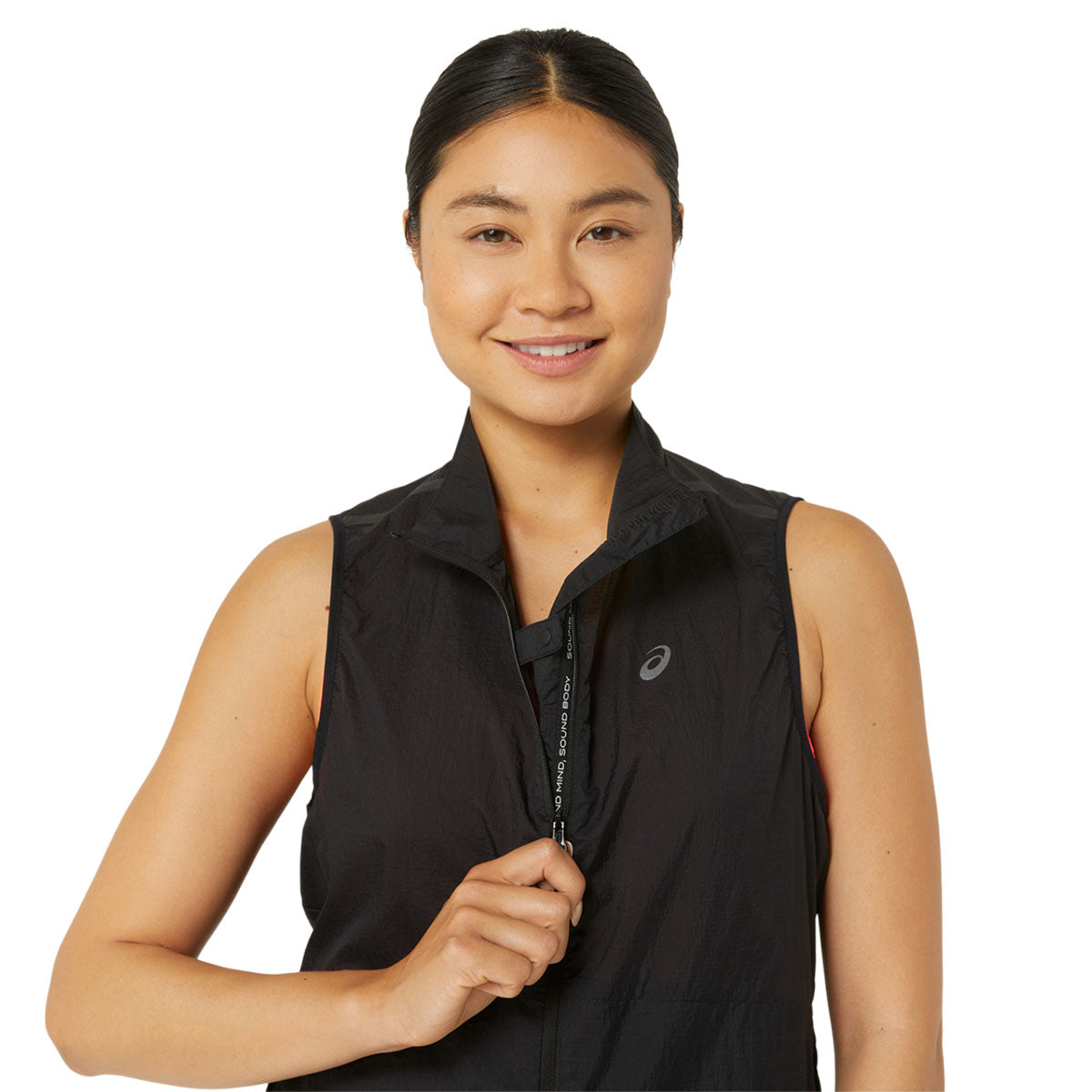 Asics Metarun Packable Gilet Women Performance Black אפוד ריצה אסיקס