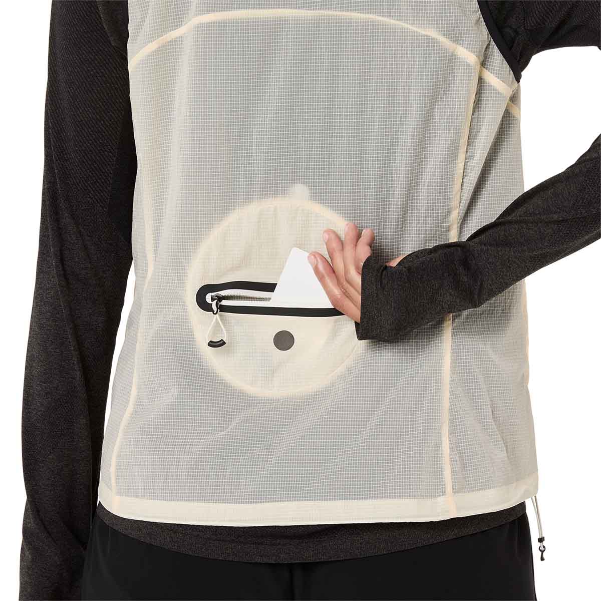 Asics Metarun Packable Gilet Women Cream ג'קט ריצה לנשים