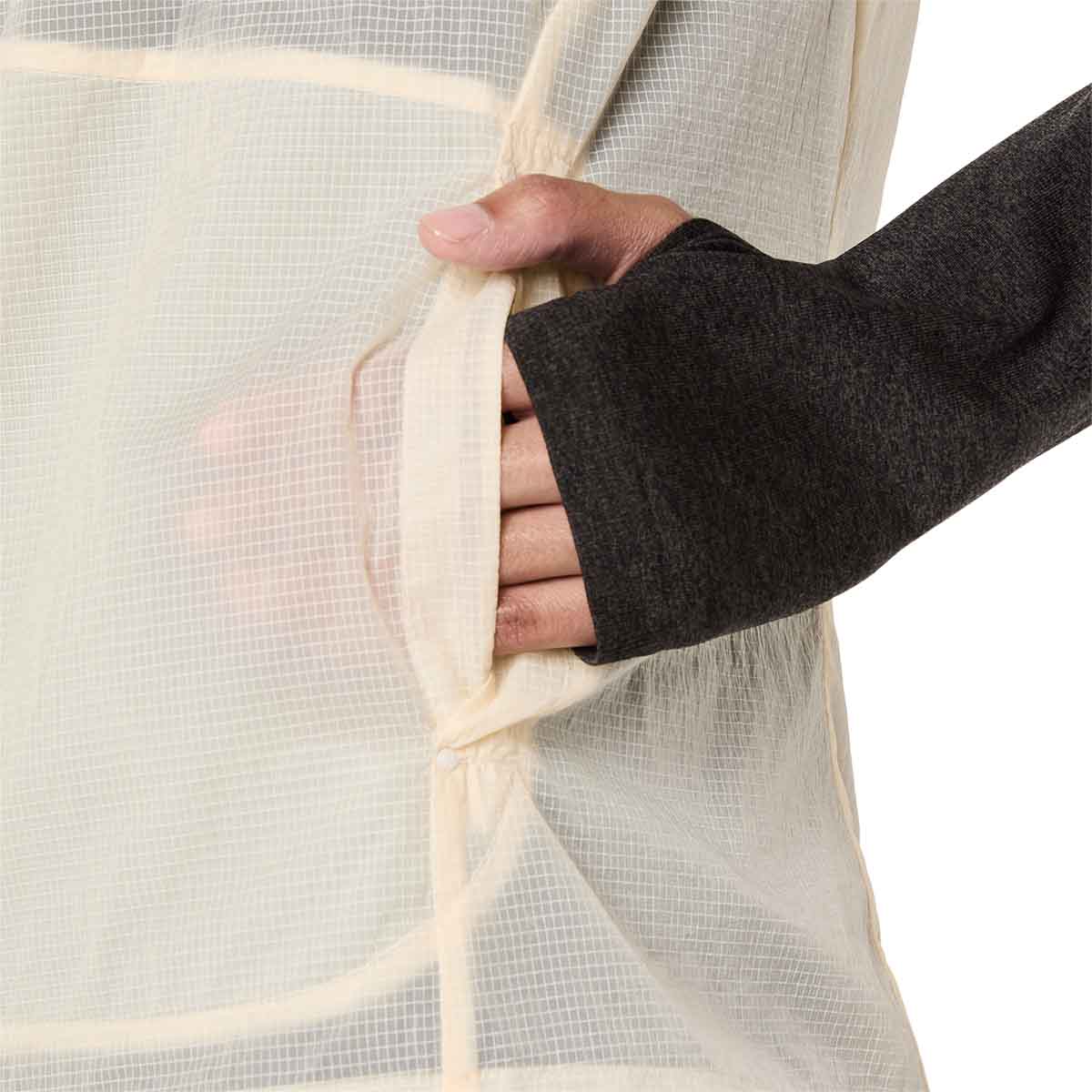 Asics Metarun Packable Gilet Women Cream ג'קט ריצה לנשים