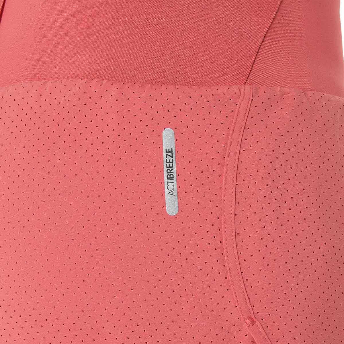 Asics Road 2-N-1 3.5In Short Woman Dark Pink Clay Dark Pink Clay מכנסי ריצה קצרים אסיקס לנשים