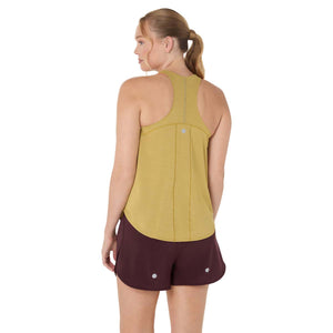 Asics Road Tank Woman Lemongrass גופיית ריצה אסיקס לנשים