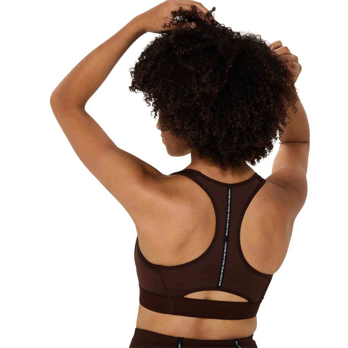 Asics Road Compression Bra Women Coffee גופיית ריצה לנשים