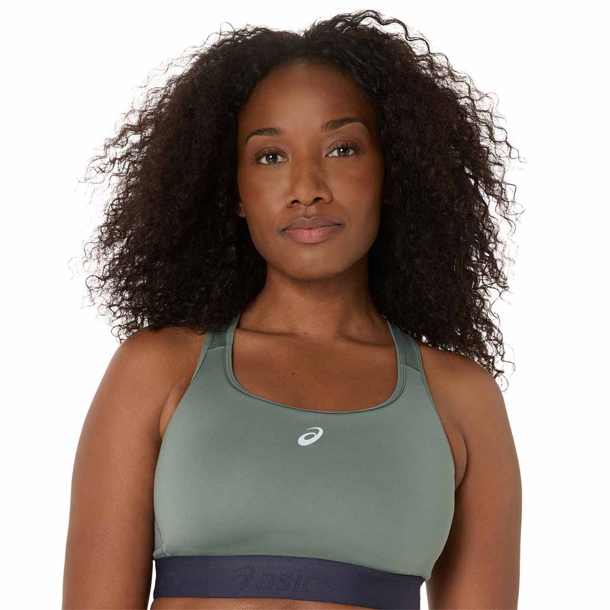 Asics Road Compression Bra Woman Monument Blue Indigo Fog גופיית ריצה לנשים אסיקס