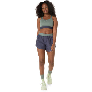 Asics Road Compression Bra Woman Monument Blue Indigo Fog גופיית ריצה לנשים אסיקס