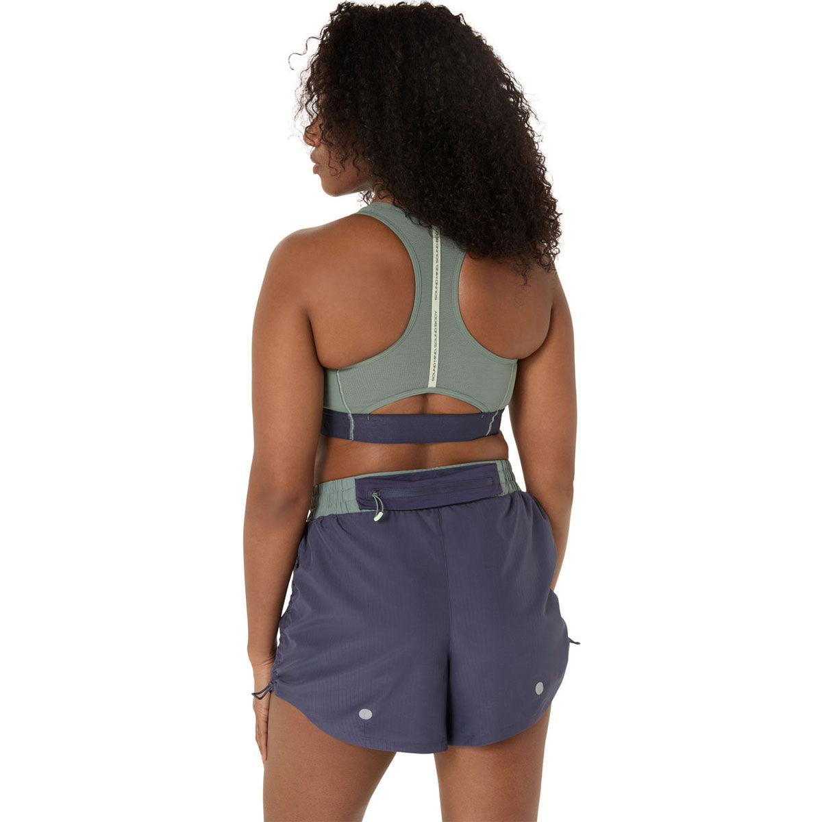 Asics Road Compression Bra Woman Monument Blue Indigo Fog גופיית ריצה לנשים אסיקס