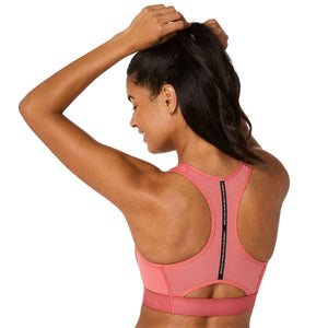 Asics Road Compression Bra Woman Dark Pink Clay חזיית ריצה לנשים