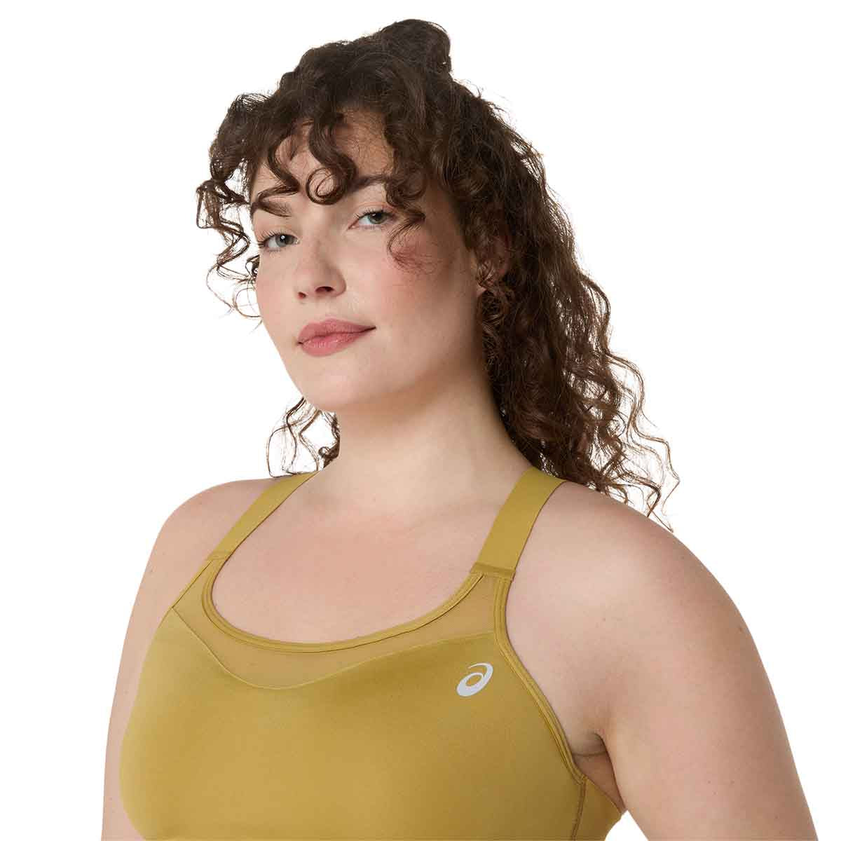 Asics Road Combination Bra Woman Lemongrass חזיית ריצה לנשים