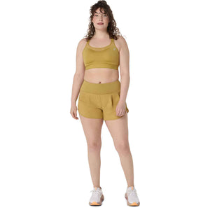 Asics Road Combination Bra Woman Lemongrass חזיית ריצה לנשים