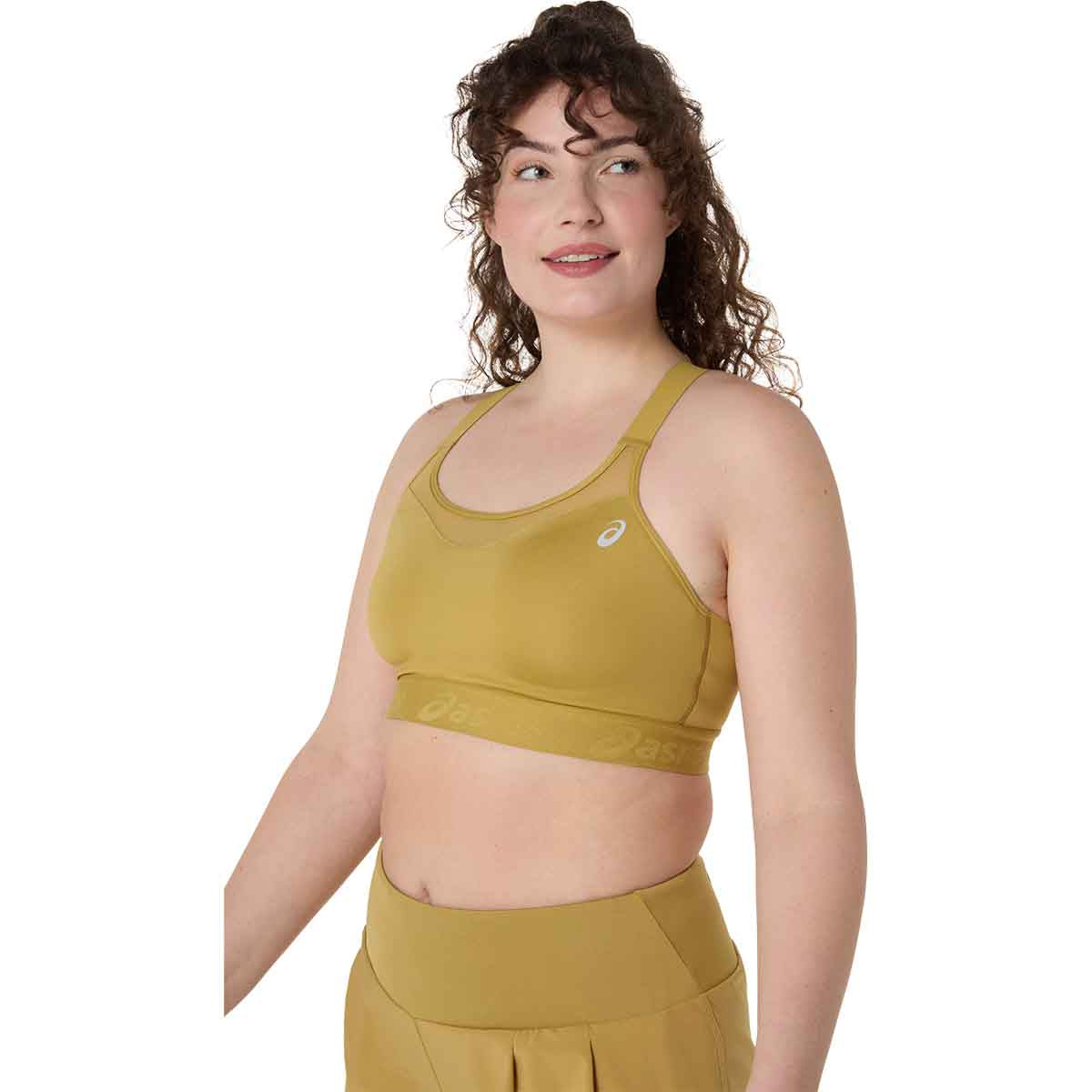 Asics Road Combination Bra Woman Lemongrass חזיית ריצה לנשים