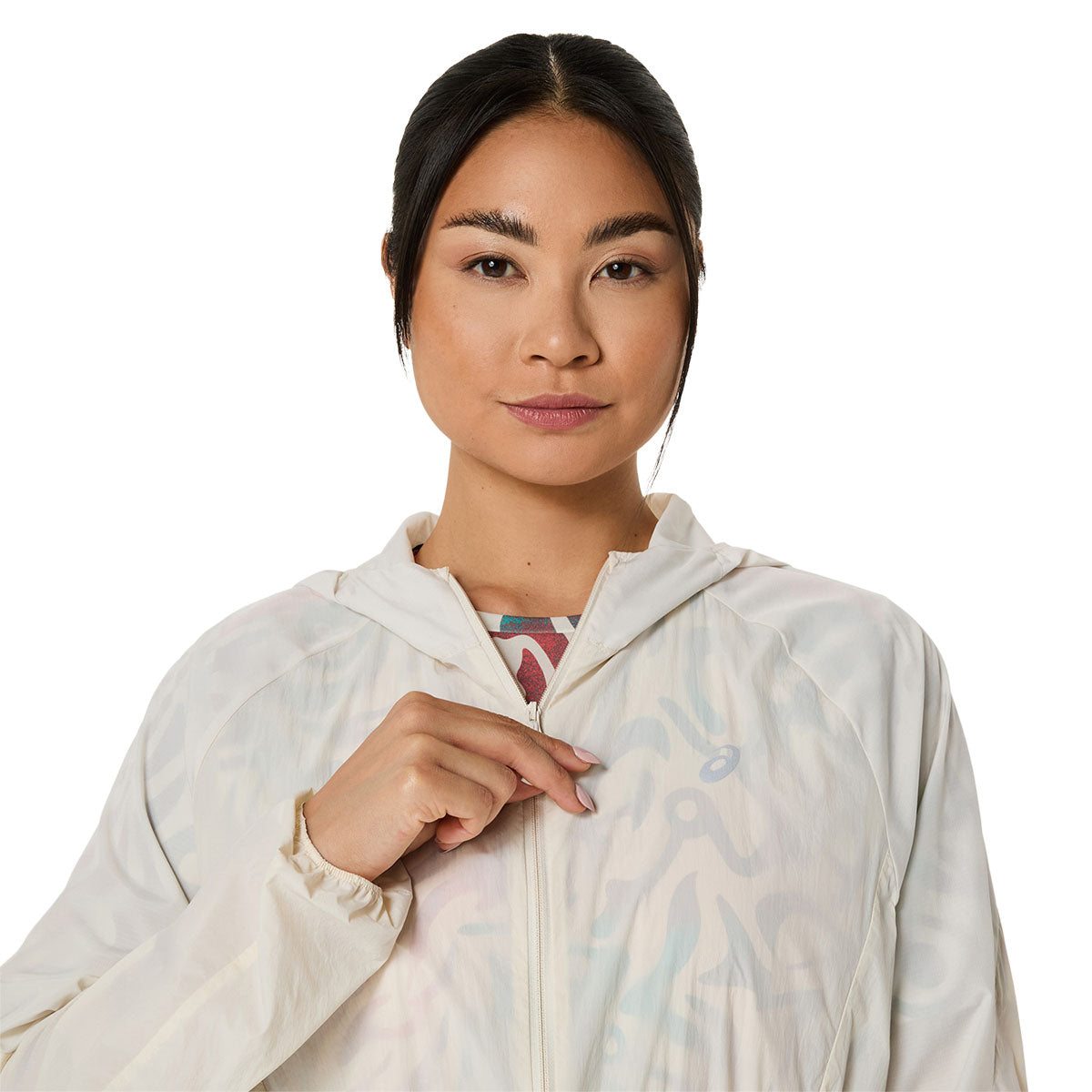 Asics Road Packable Jacket Women Birch ג'קט ריצה לנשים