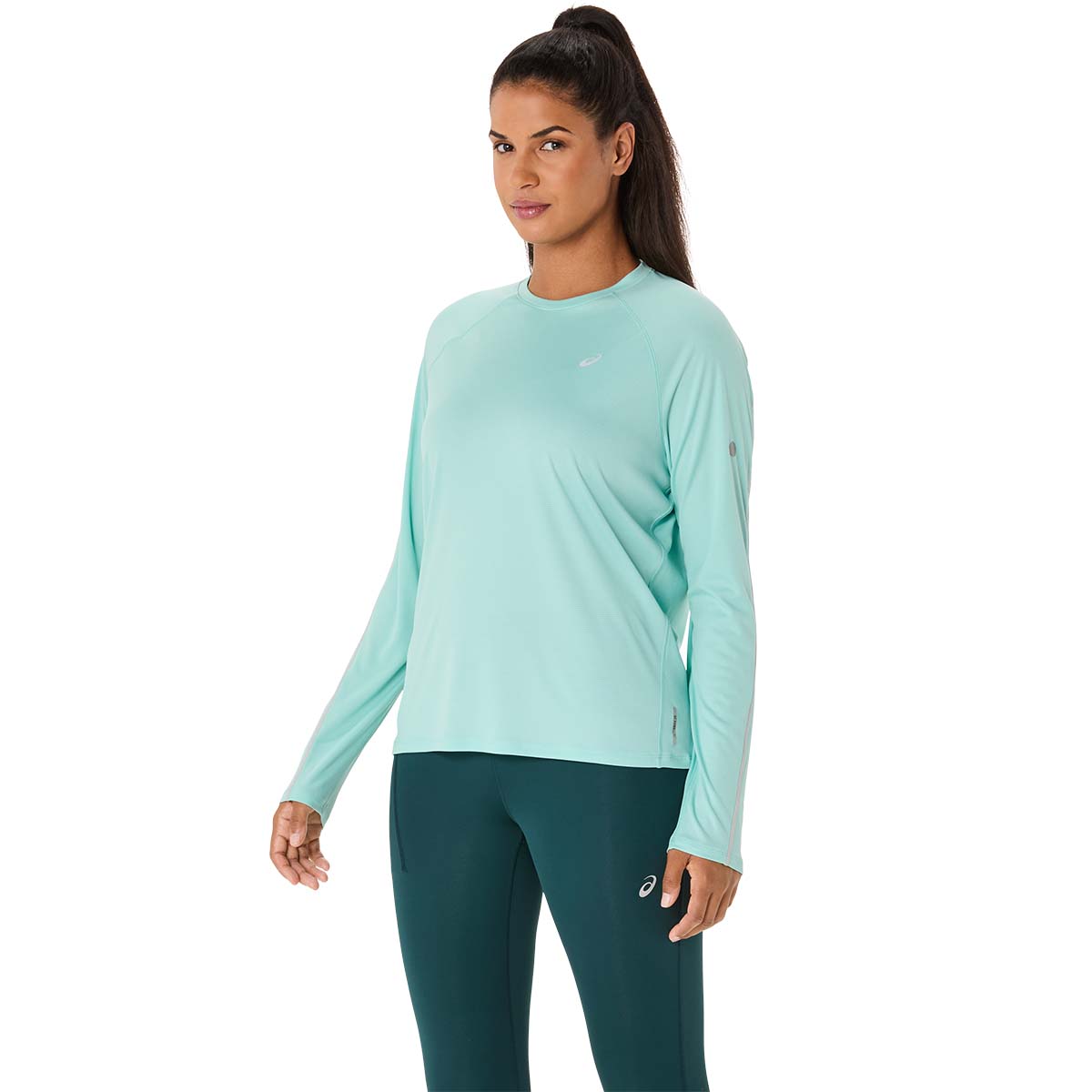 Asics Road Lite-Show Ls Top Women Oasis Green חולצת ריצה לנשים