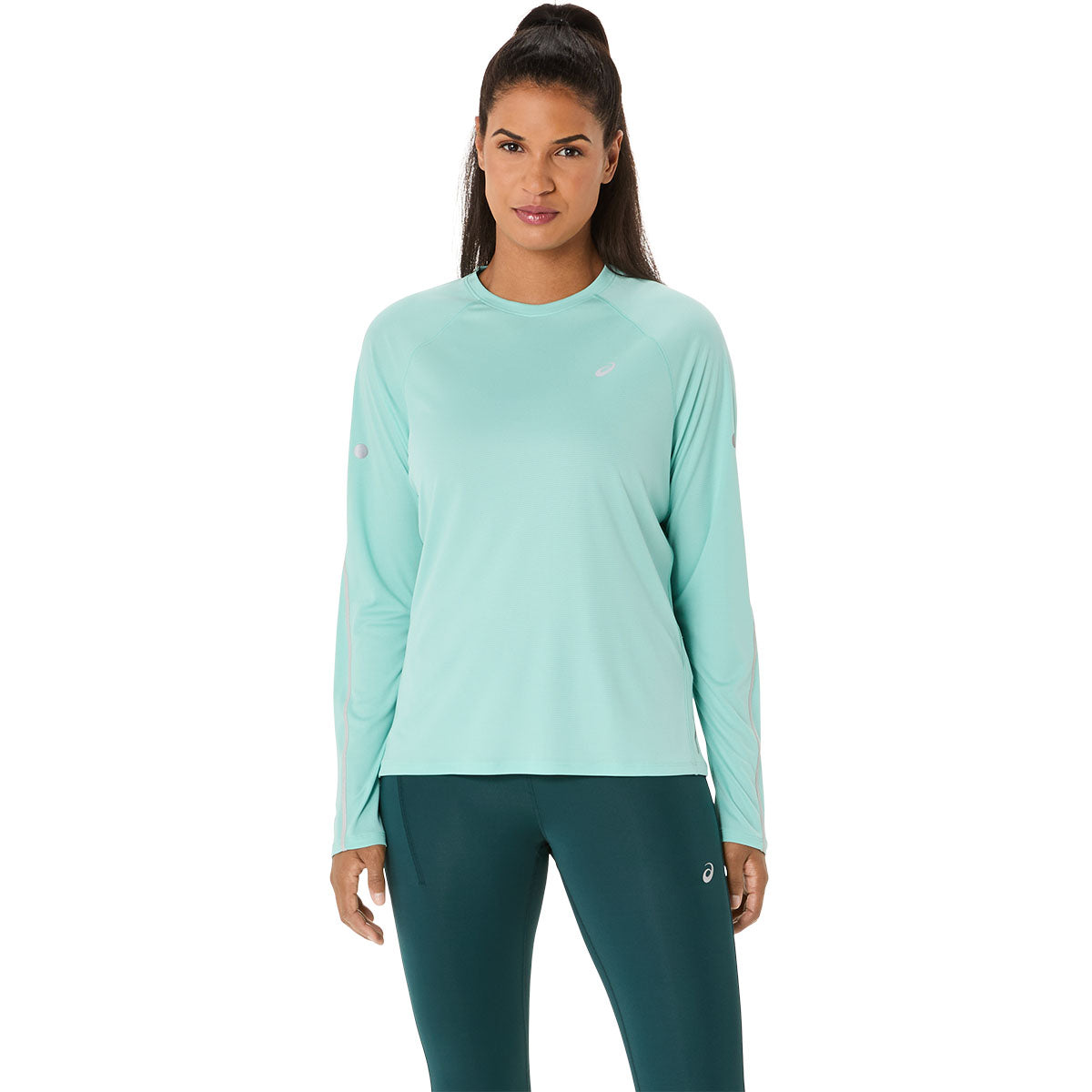 Asics Road Lite-Show Ls Top Women Oasis Green חולצת ריצה לנשים