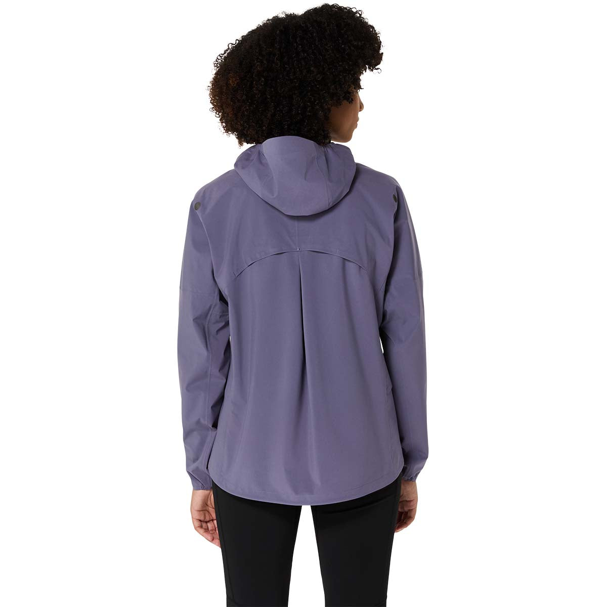 Asics Metarun Waterproof Jacket Women Greyish Purple מעיל ריצה לנשים