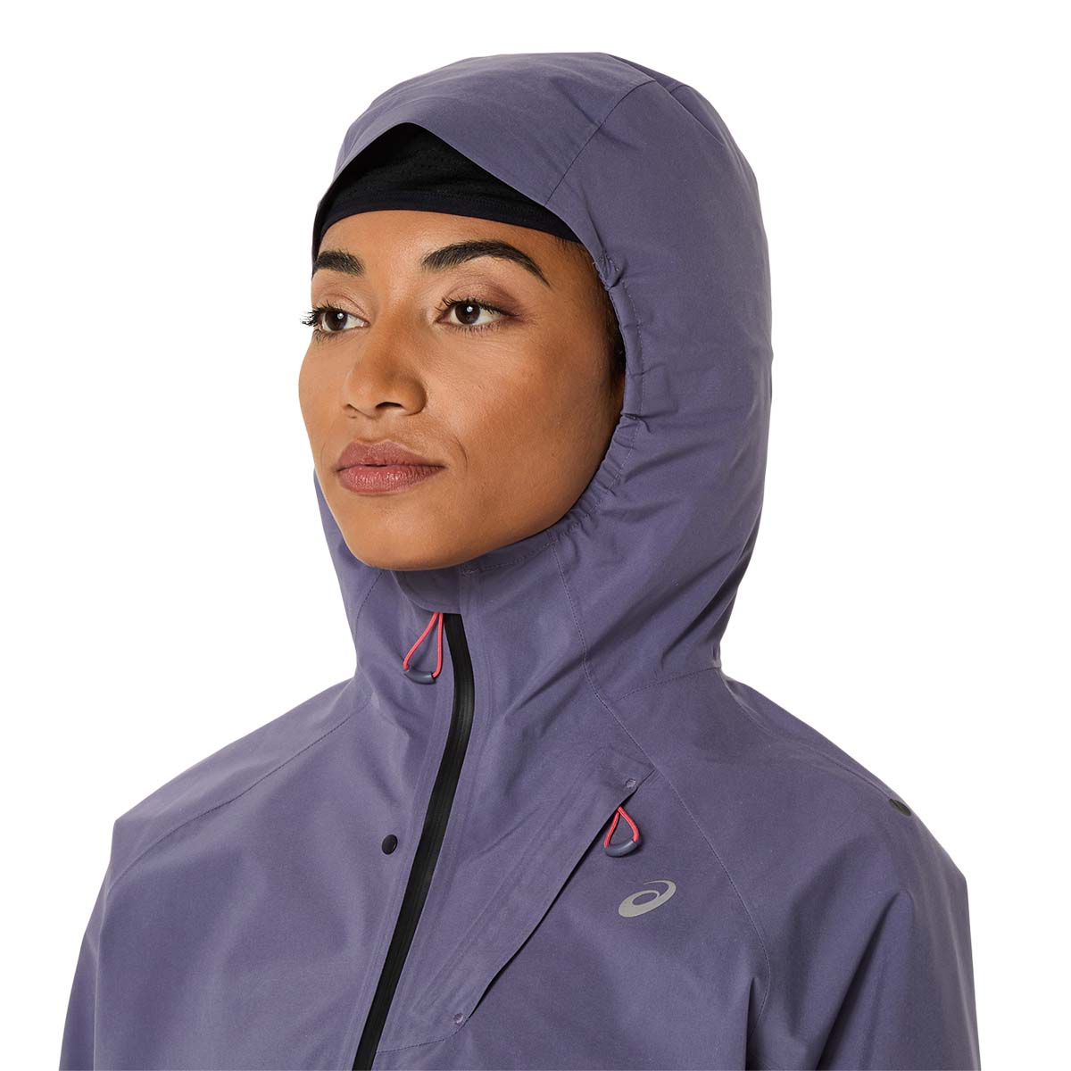 Asics Metarun Waterproof Jacket Women Greyish Purple מעיל ריצה לנשים