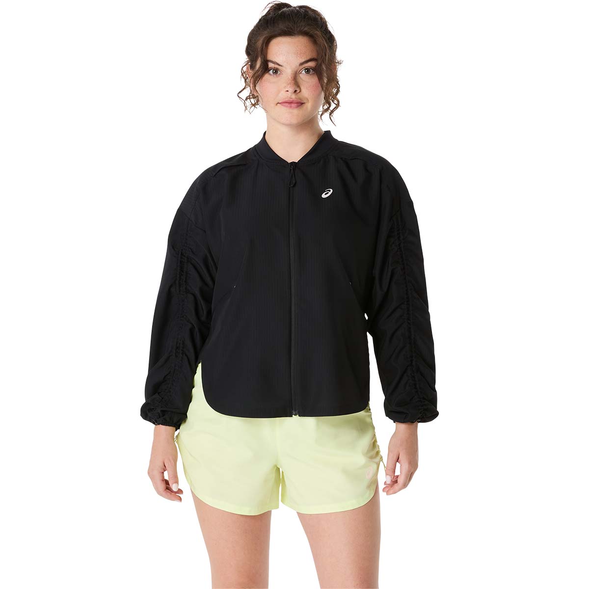 Asics Nagino Run Adjustable Jacket Women Performance Black ג'קט ריצה לנשים
