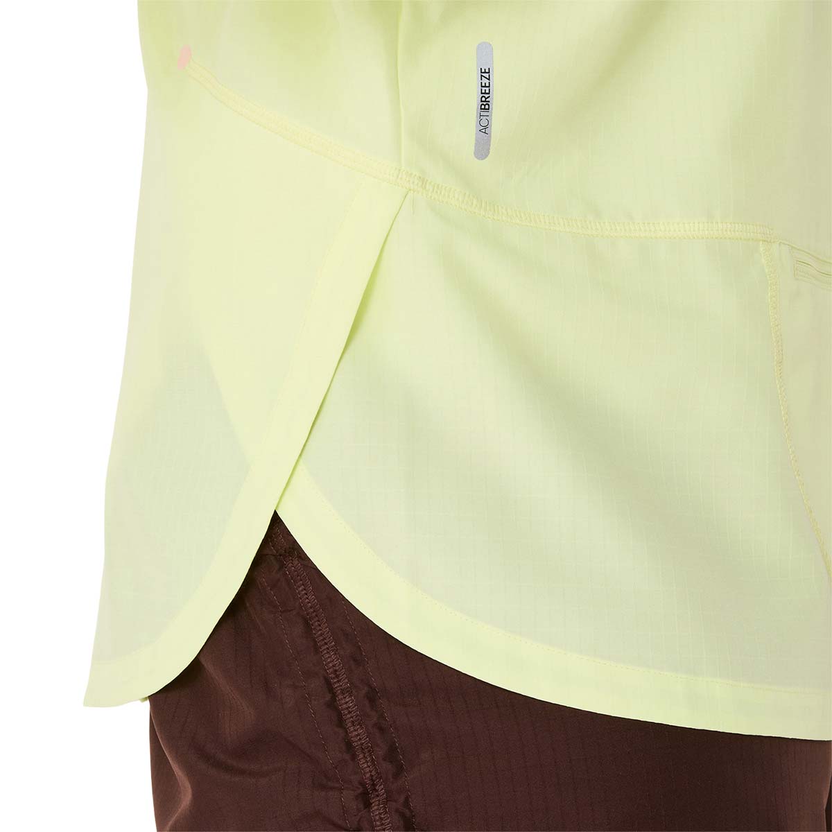 Asics Nagino Run Adjustable Jacket Women Huddle Yellow ג'קט ריצה לנשים