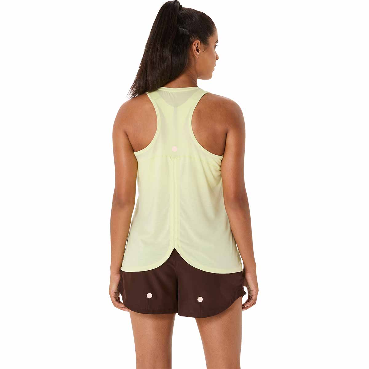 Asics Nagino Run Adjustable Tank Women Huddle Yellow Heather גופיה לנשים אסיקס