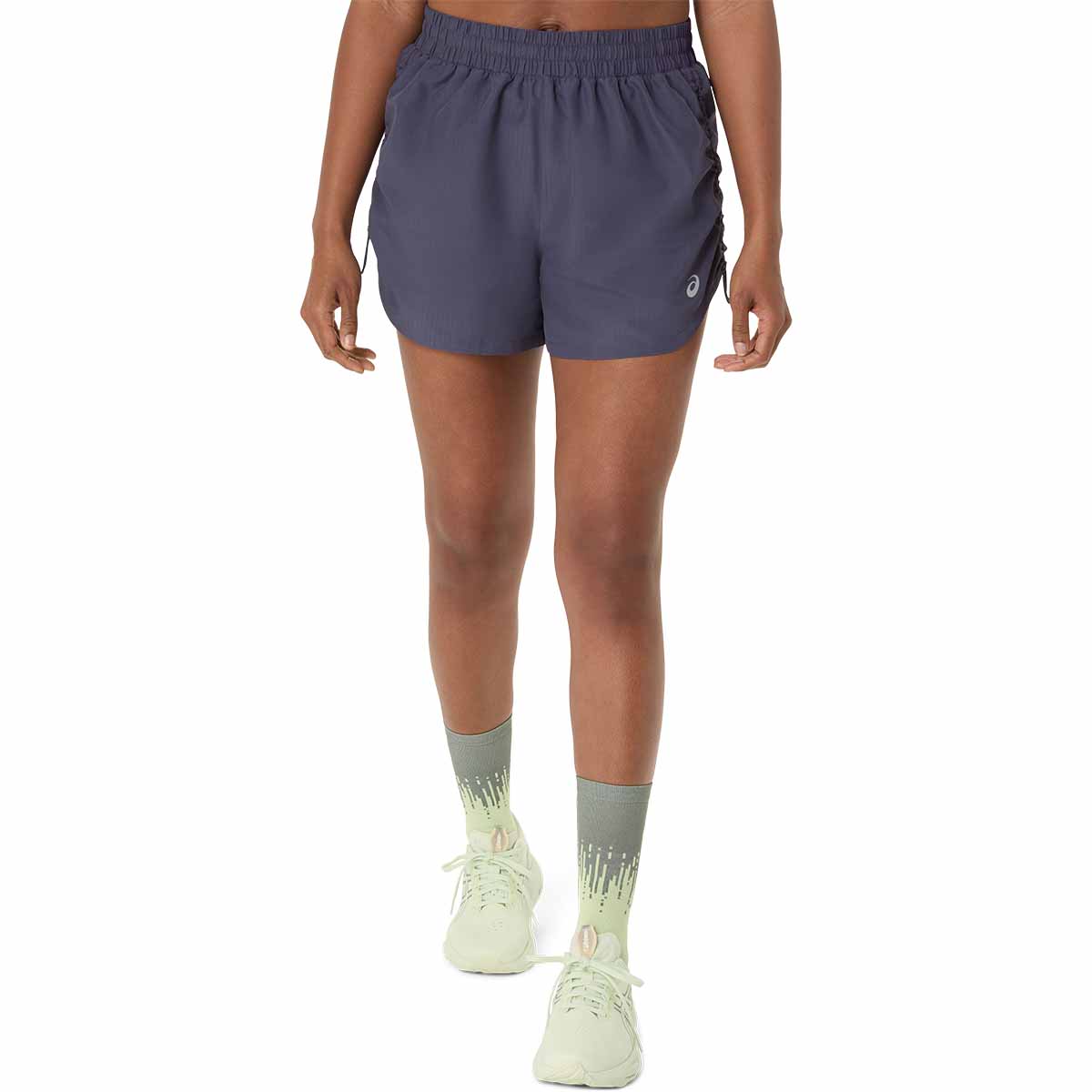 Asics Nagino 4In Run Short Woman Indigo Fog Monument Blue מכנסי ריצה לנשים