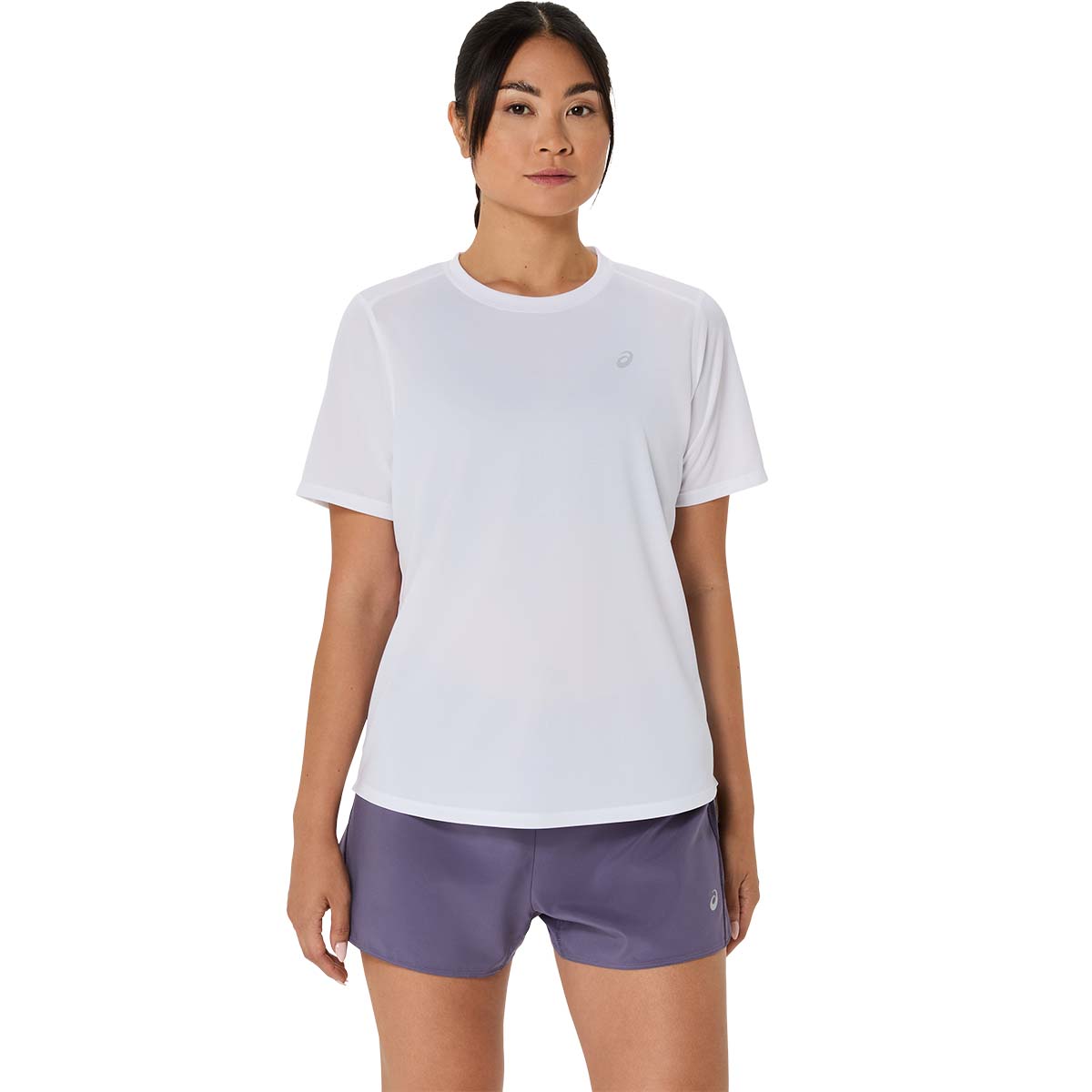 Asics Core Ss Top Women Brilliant White חולצת אסיקס לנשים