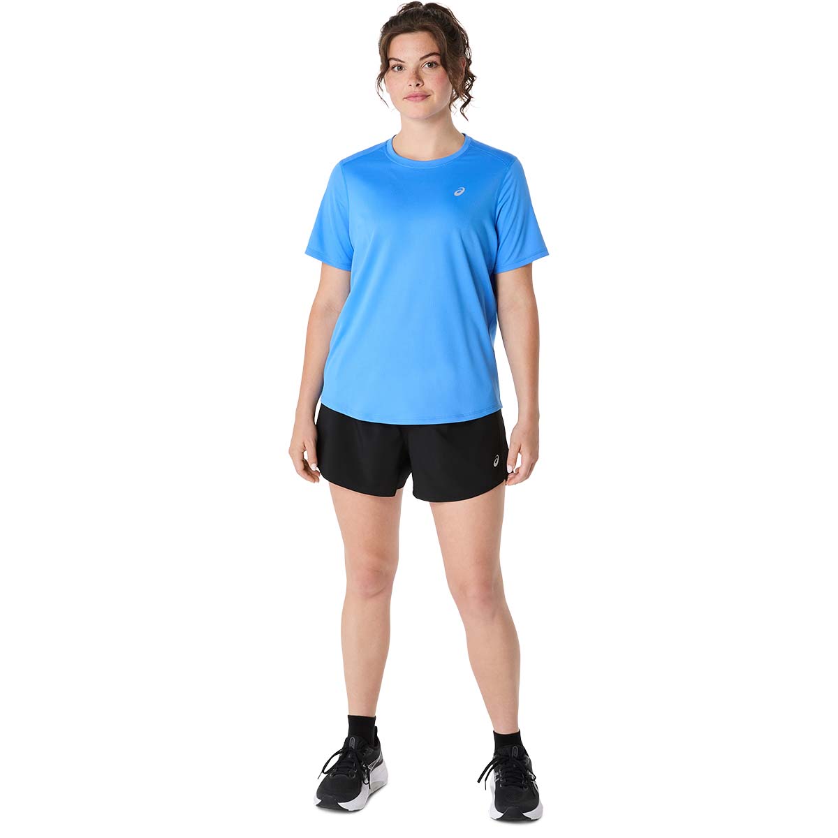 Asics Core Ss Top Women Blue Coast חולצת ריצה אסיקס לנשים