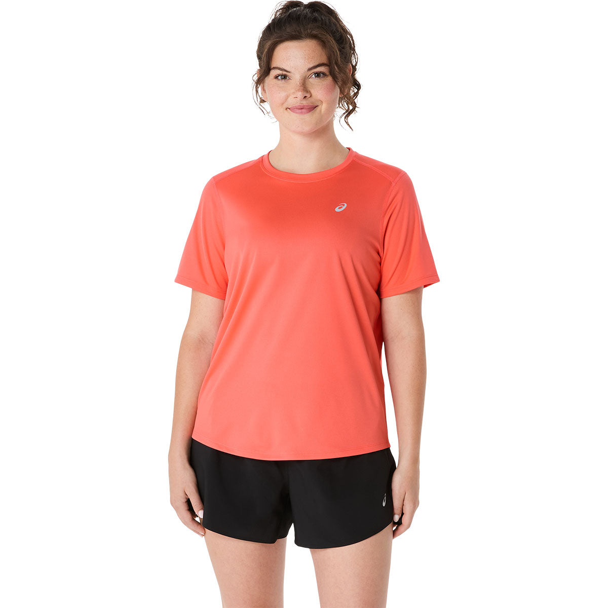 Asics Core Ss Top Women Coral Reef חולצת ריצה לנשים אסיקס