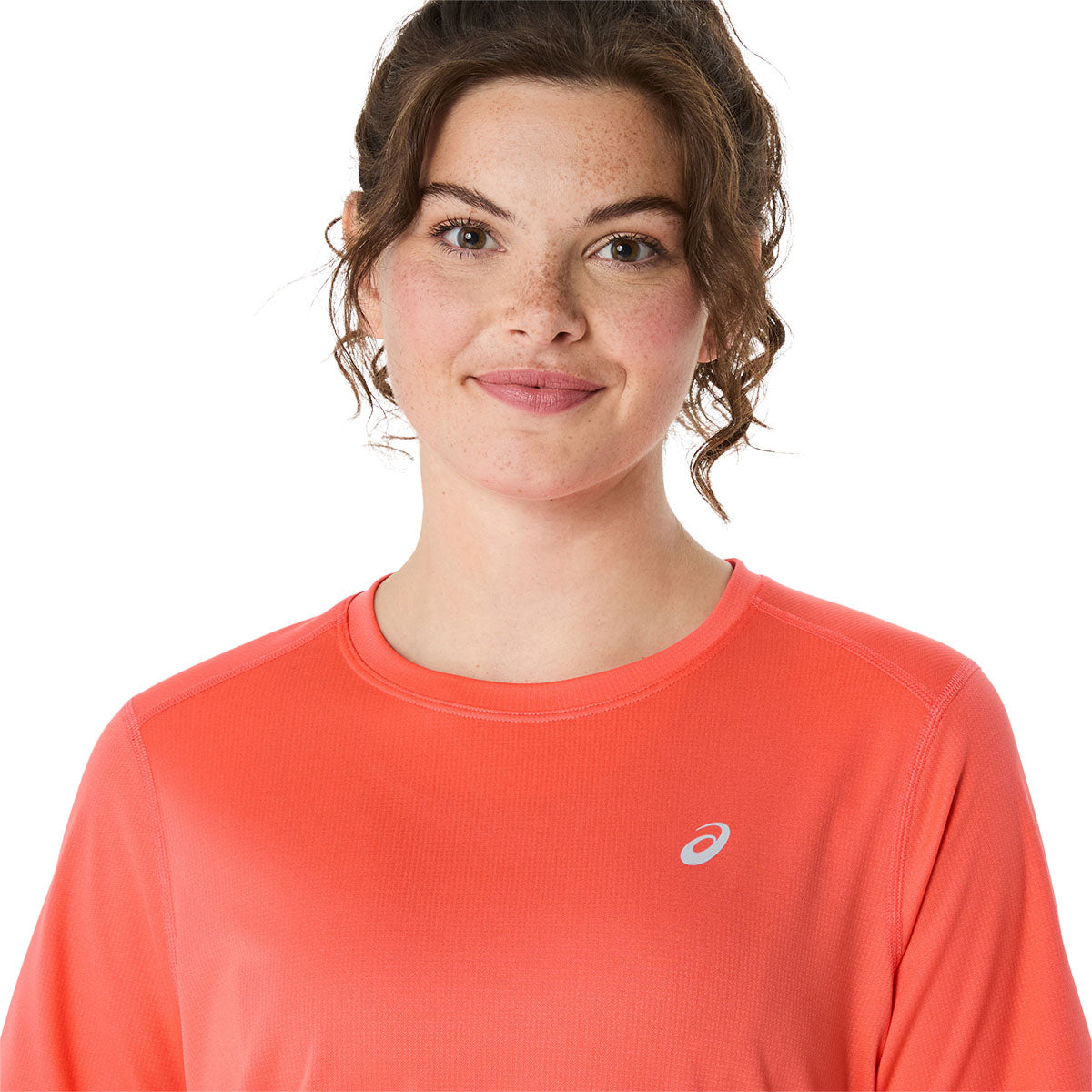 Asics Core Ss Top Women Coral Reef חולצת ריצה לנשים אסיקס