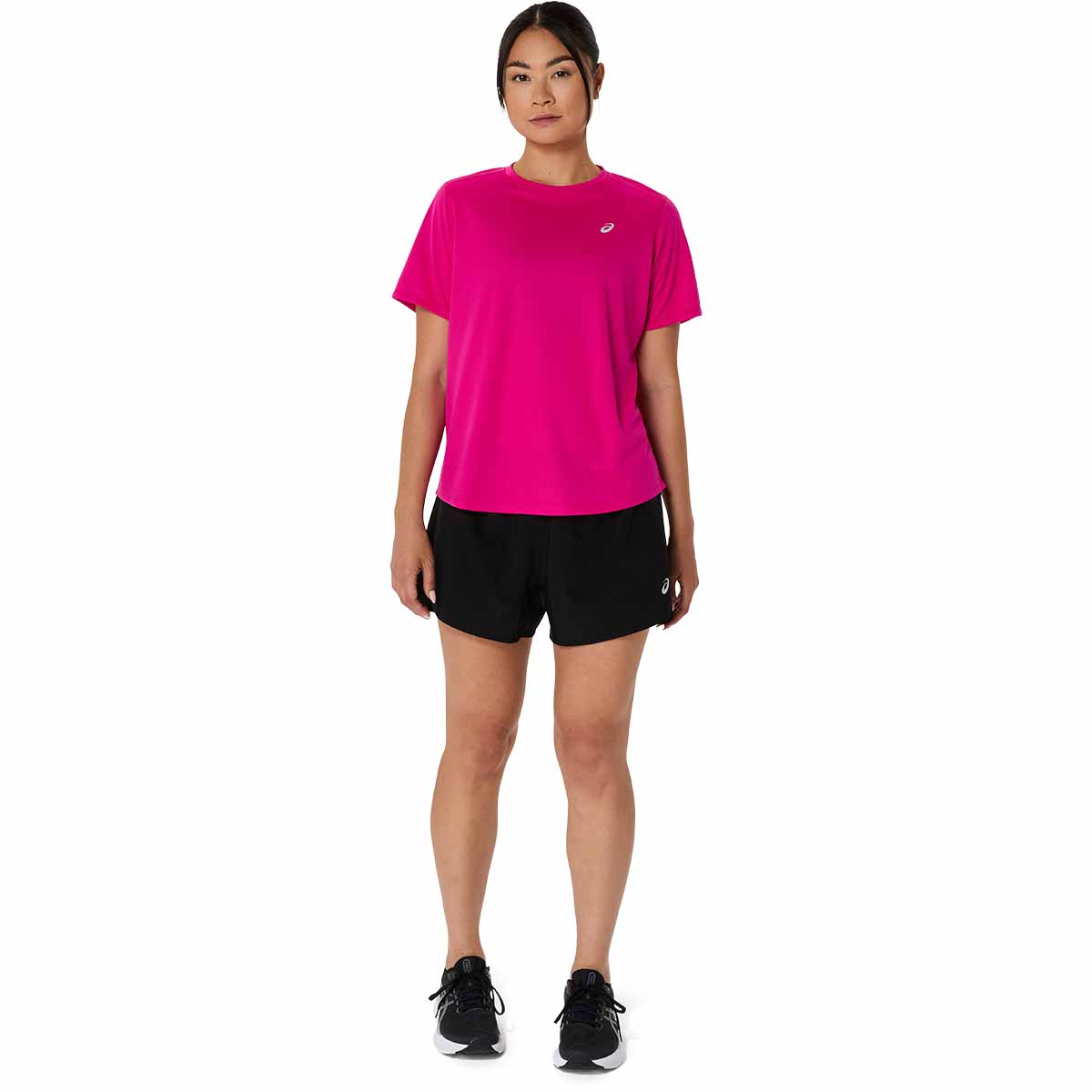 Asics Core Ss Top Women Pink Rave חולצת ריצה לנשים אסיקס