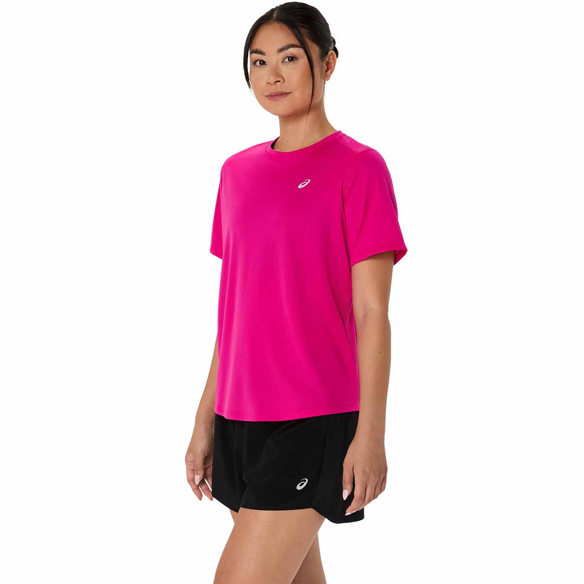 Asics Core Ss Top Women Pink Rave חולצת ריצה לנשים אסיקס