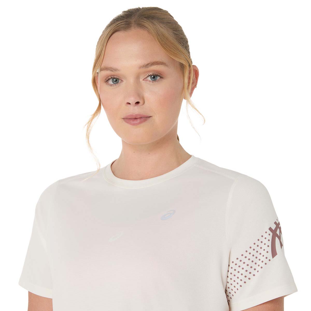 Asics Icon Ss Top Woman Birch חולצת ריצה קצרה אסיקס לנשים