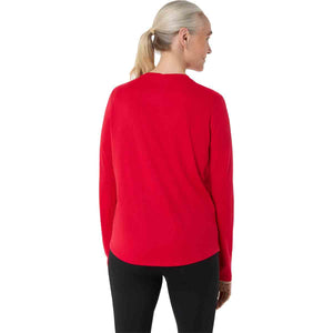 Asics Core LS Top Women Speed Red חולצת ריצה לנשים