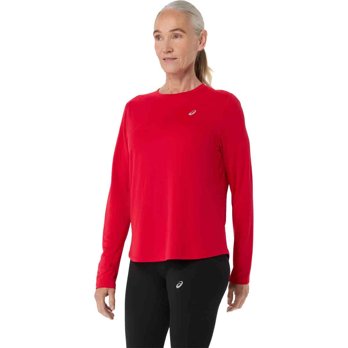 Asics Core LS Top Women Speed Red חולצת ריצה לנשים