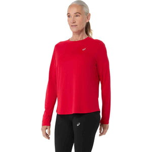 Asics Core LS Top Women Speed Red חולצת ריצה לנשים