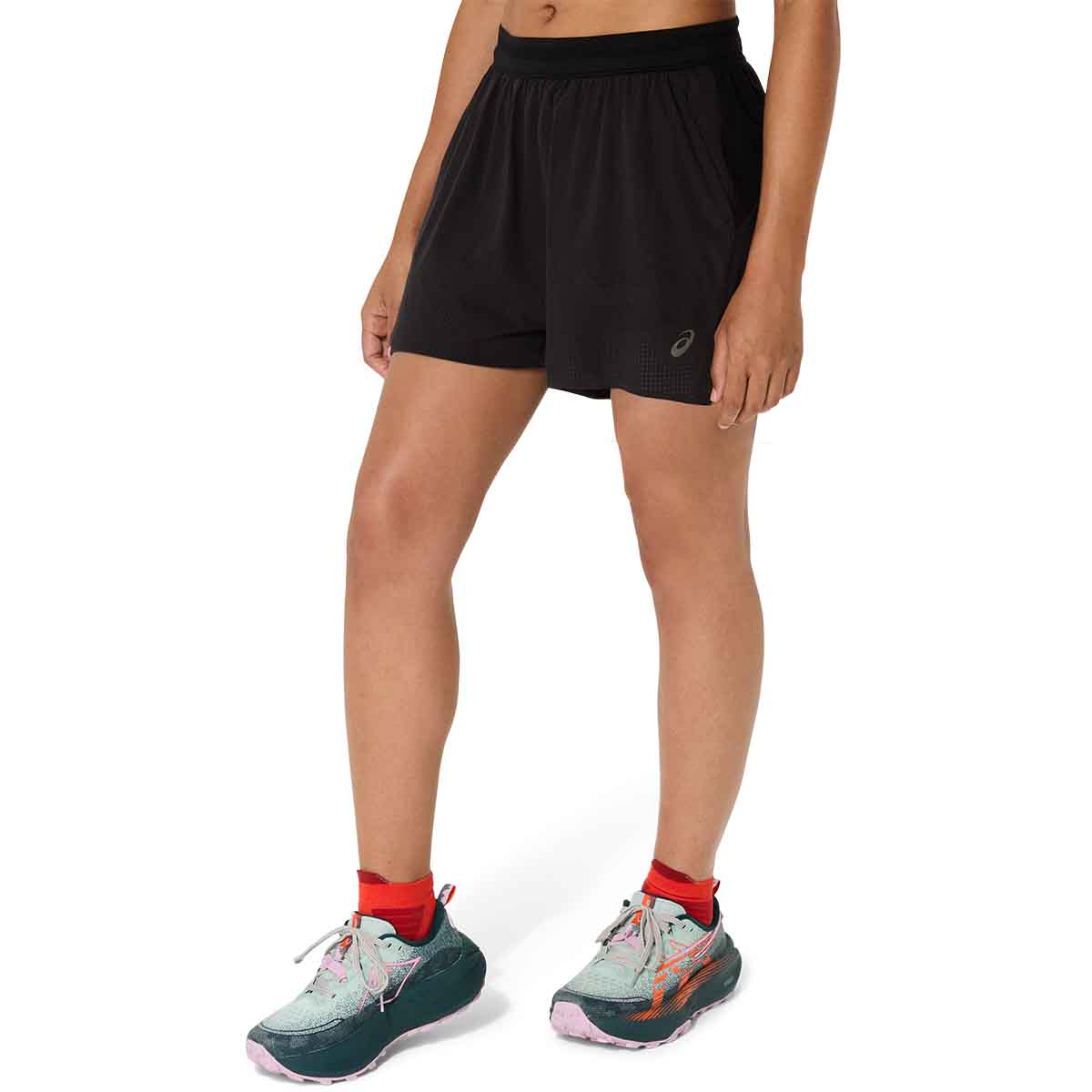 Asics Fujitrail Elite Short Woman Performance Black מכנס ריצה לנשים