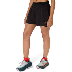 Asics Fujitrail Elite Short Woman Performance Black מכנס ריצה לנשים