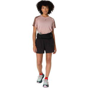 Asics Fujitrail Elite Short Woman Performance Black מכנס ריצה לנשים