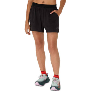 Asics Fujitrail Elite Short Woman Performance Black מכנס ריצה לנשים